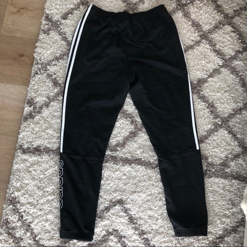 Adidas Men’s Black Track Sweats Pants EUC M